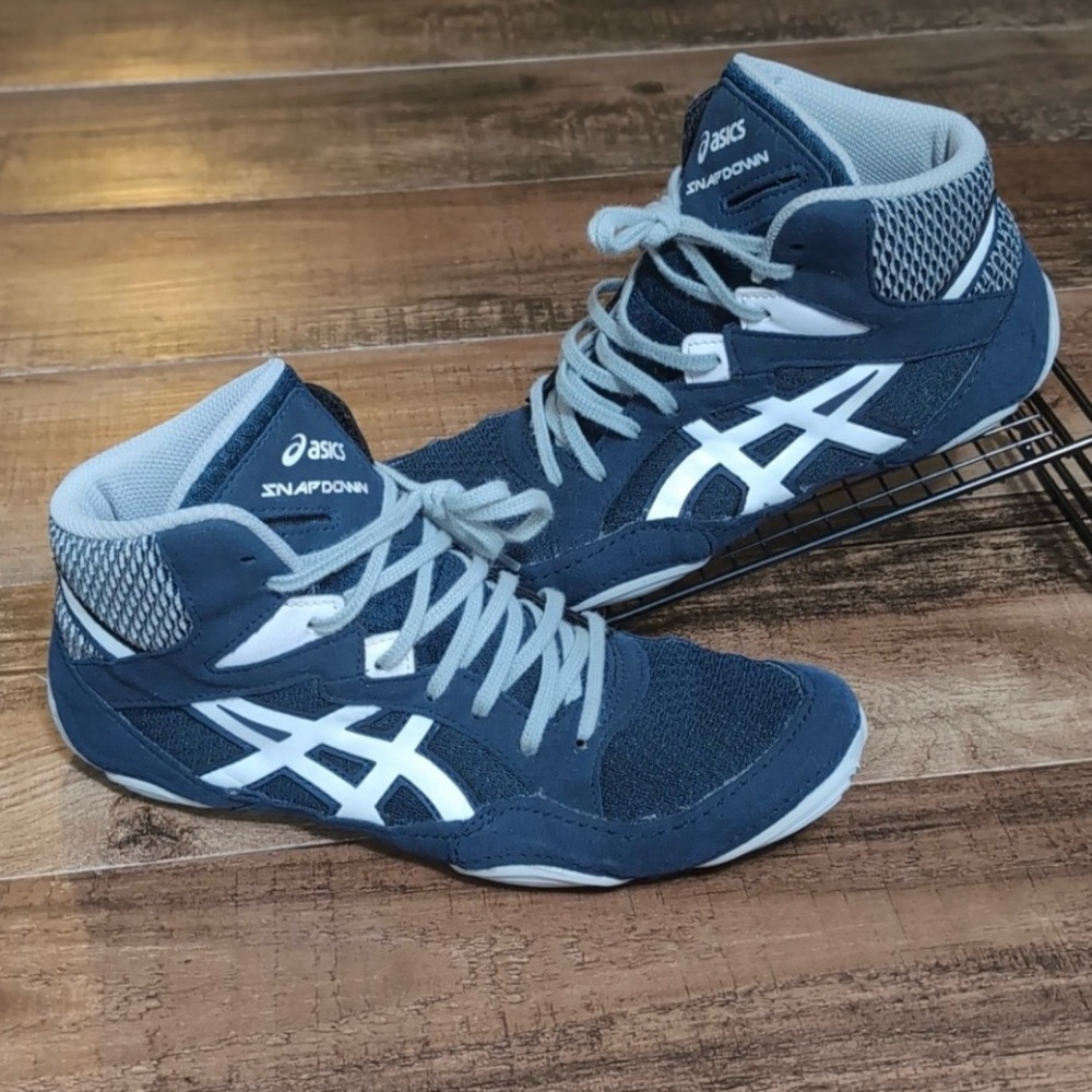ASICS Snapdown 3 Wrestling/Boxing Shoes Size 8.0 In French Blue